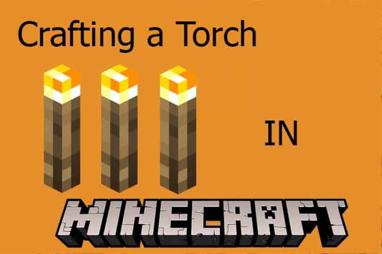 How to Craft a Torch in MINECRAFT? LifeFalcon